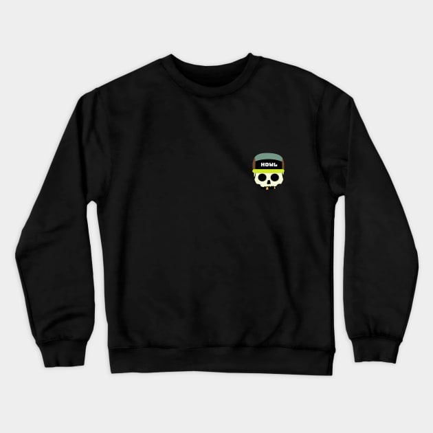 Caveira Howl Brazil Crewneck Sweatshirt by Kworks